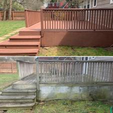 Hillsdale, NJ Deck Power Washing and Staining 1