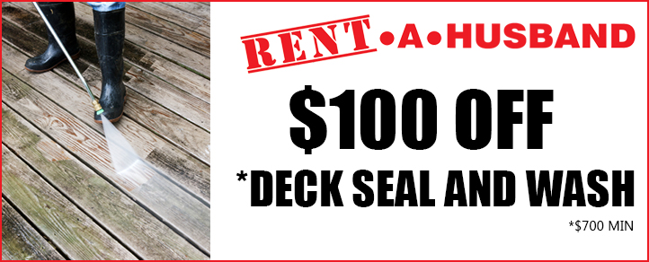 100 off deck wash seal