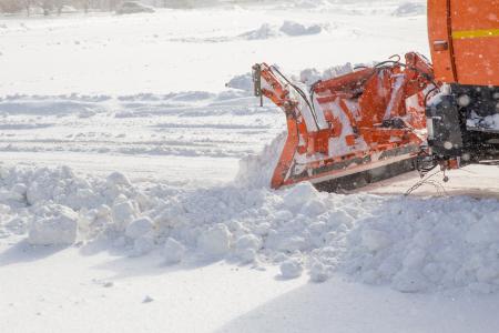 Snow plowing